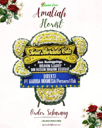 Papan Bunga Duka di Carul
