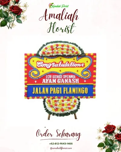 Bunga Papan Congratulation di Carul